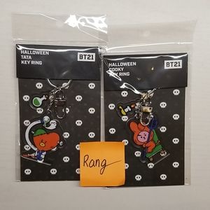 Cute Halloween BT21 keyring